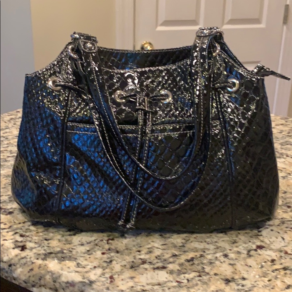 Black handbag